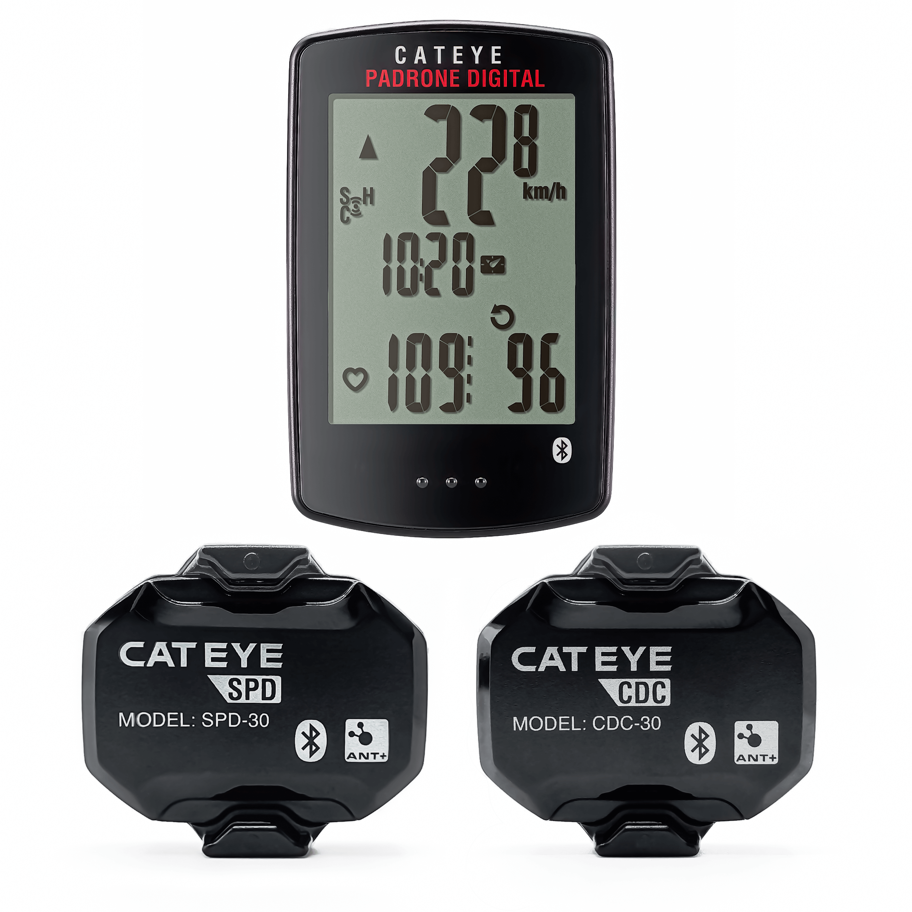 CATEYE Padrone Digital Bluetooth Cycling Computer (Padrone Digital Magnetless)