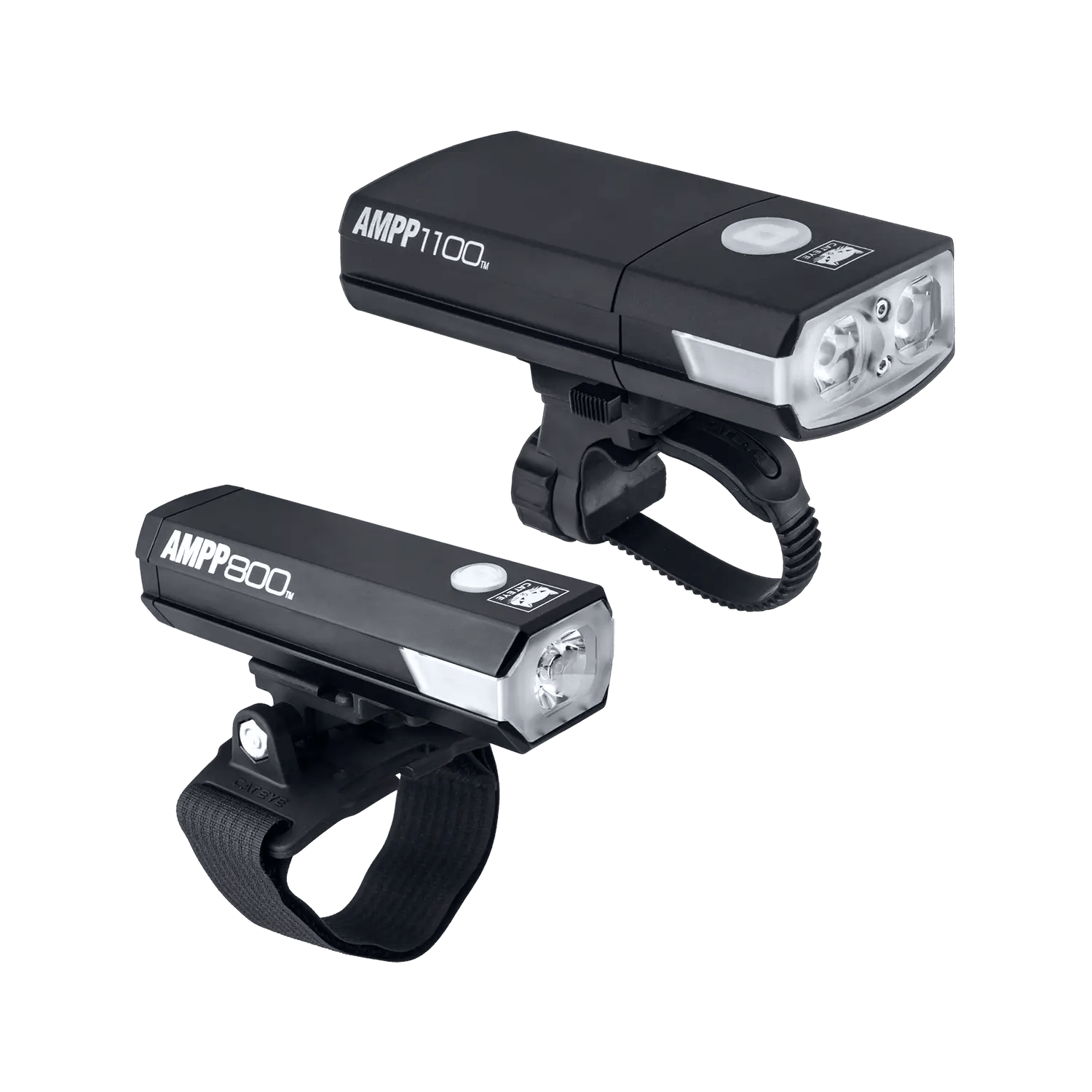 AMPP1100 & AMPP800 With Helmet Mount, 1900 Lumen Light Set