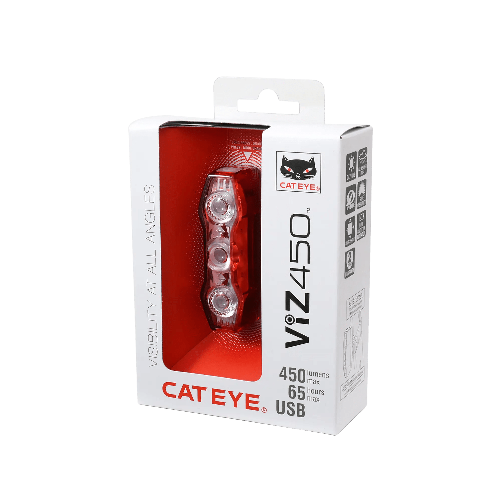 CATEYE - Safety Light - ViZ450 - 